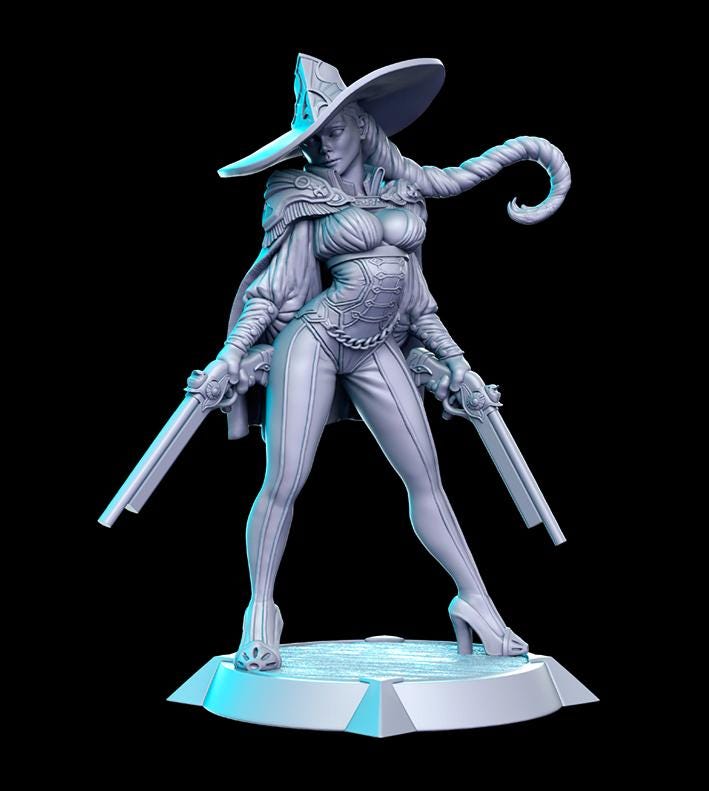 Western RPG Vol 3 Full Set DnD Miniature, Tabletop RPG DnD Mini, D&D Figurines,