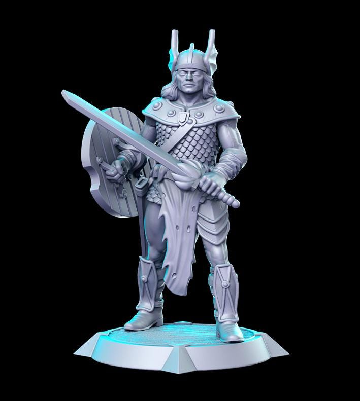 Western RPG Vol 5 Full Set DnD Miniature, Tabletop RPG Mini, D&D Figurines, Fan