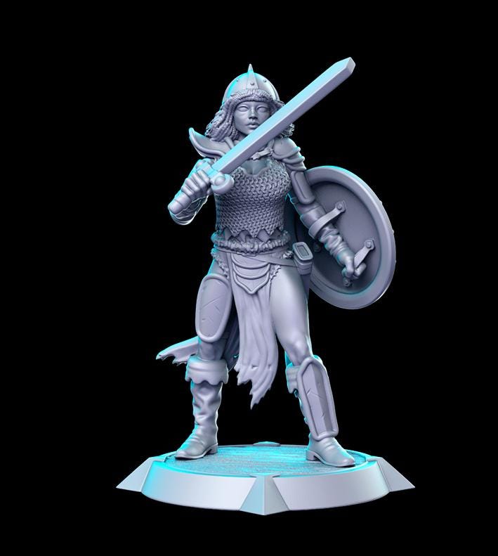 Western RPG Vol 5 Full Set DnD Miniature, Tabletop RPG Mini, D&D Figurines, Fan