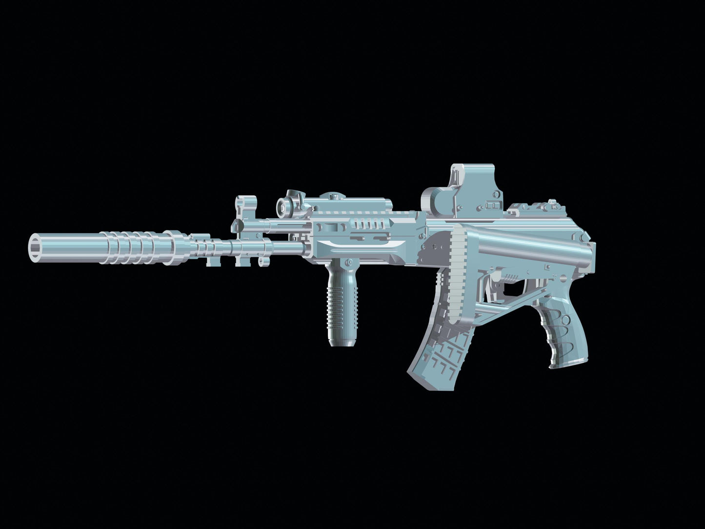 3d Printed AK-12 set Eotech bayonet 1:12 6" GI Joe Classified/Marvel Legends AK