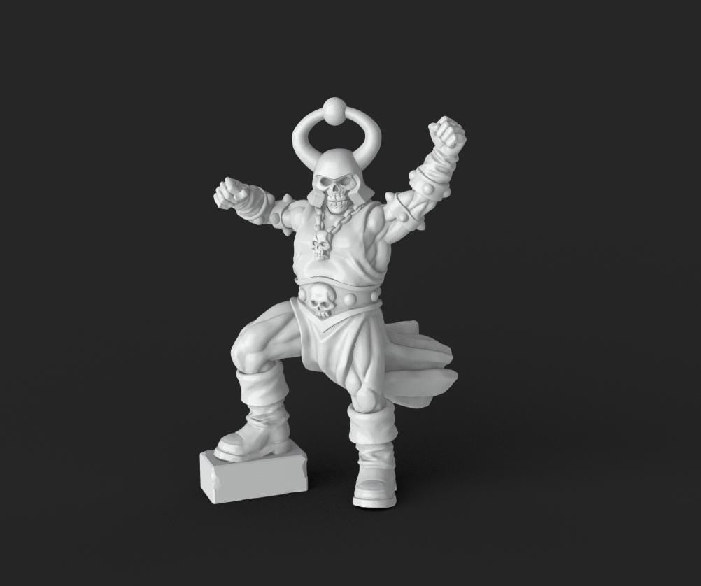 HeroQuest Chaos Sorcerer- Miniatures Unpainted 32mm Dungeons and Dragons