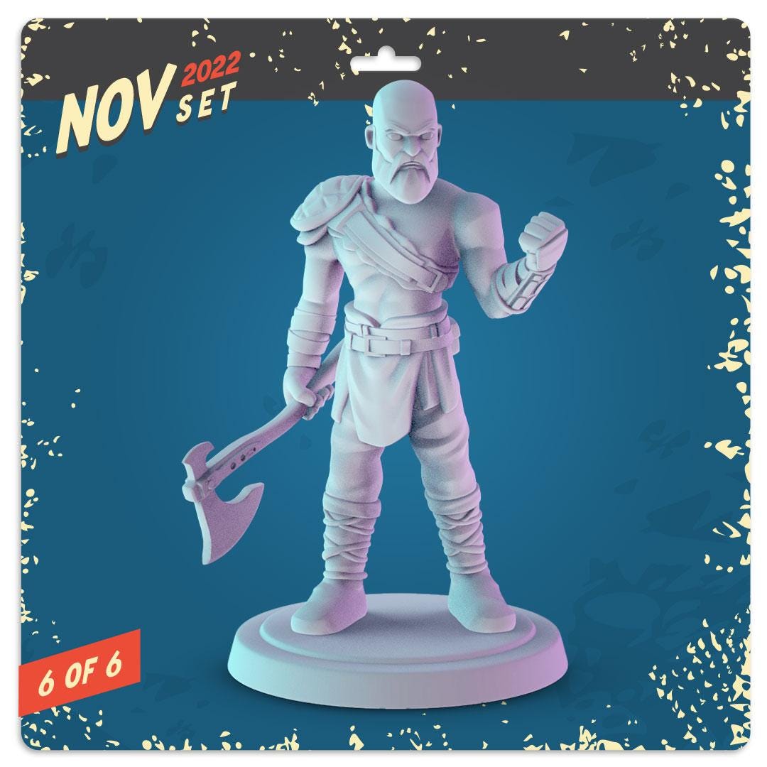 Video Games set 2 36mm Minis, Metal Gear, Resident Evil, God Of War, Duke Nukem