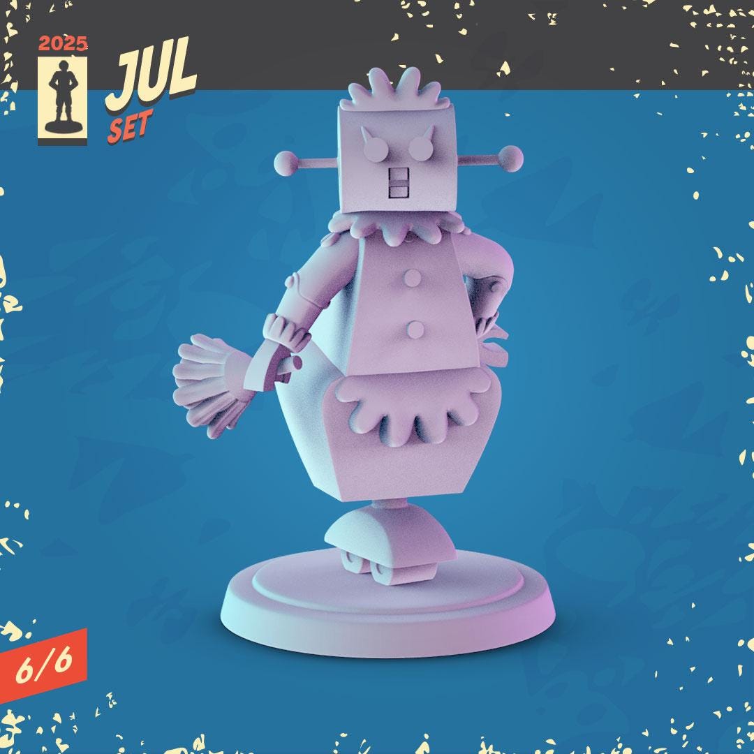 The Jetsons 3d printed mini's Popmini 34mm nostalgia Cartoon