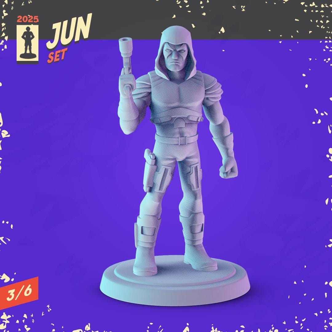 GI Joe 34mm Minis tabletop gaming, DnD Zartan | Duke | Serpentor| Baroness