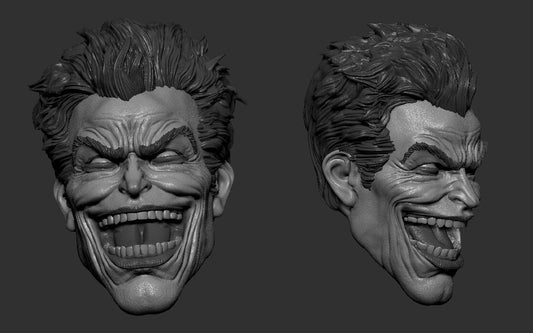 Joker head sculpt 1/10 7 inch dc multiverse figures