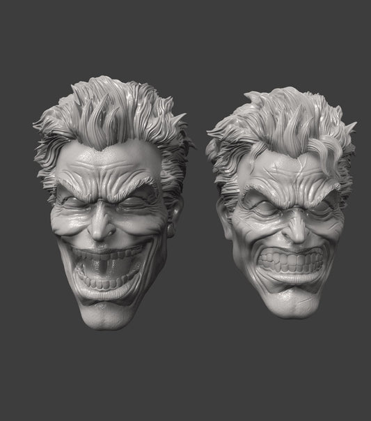 Joker head sculpt 1/10 7 inch dc multiverse figures