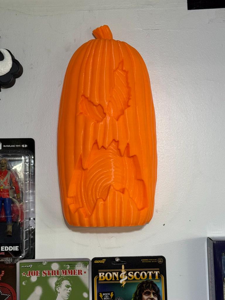 I Remember Halloween pumpkin Wall decoration. Punk | Horror Punk| Gothic glow
