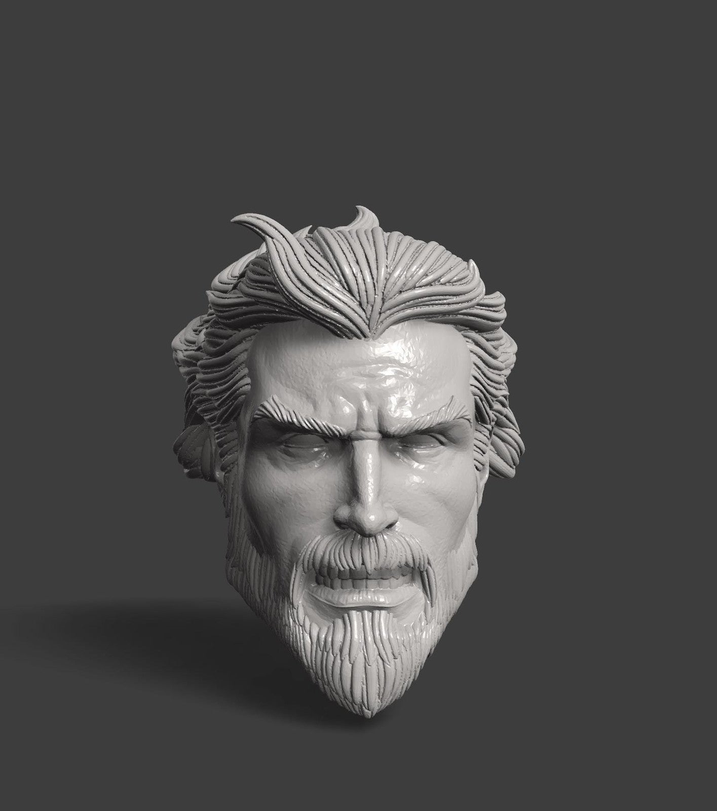 Aquaman head sculpt 1/10 7 inch dc multiverse figures