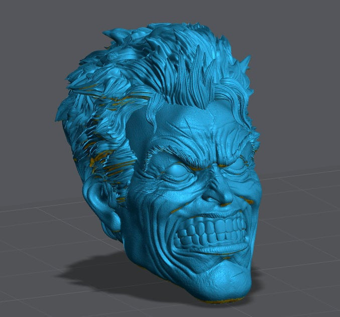 Joker head sculpt 1/10 7 inch dc multiverse figures
