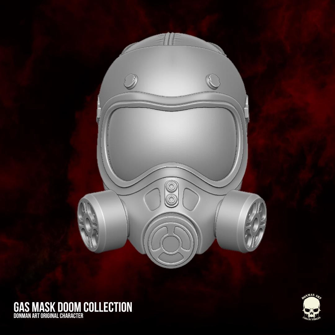 Gas Mask heads, Trooper, 6-inch GI Joe Classified, mezco, black series, legends
