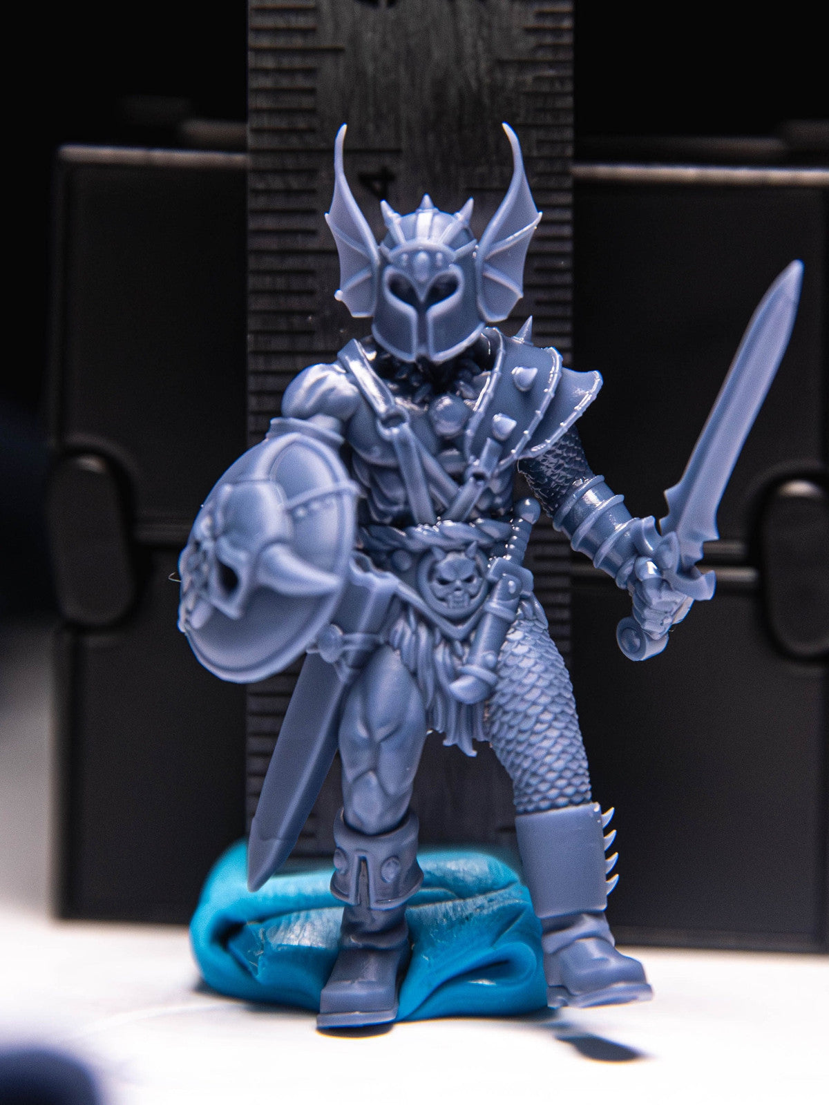Warduke Villain DnD Cartoon Show Miniatures Unpainted 28mm or 32mm Dungeons and