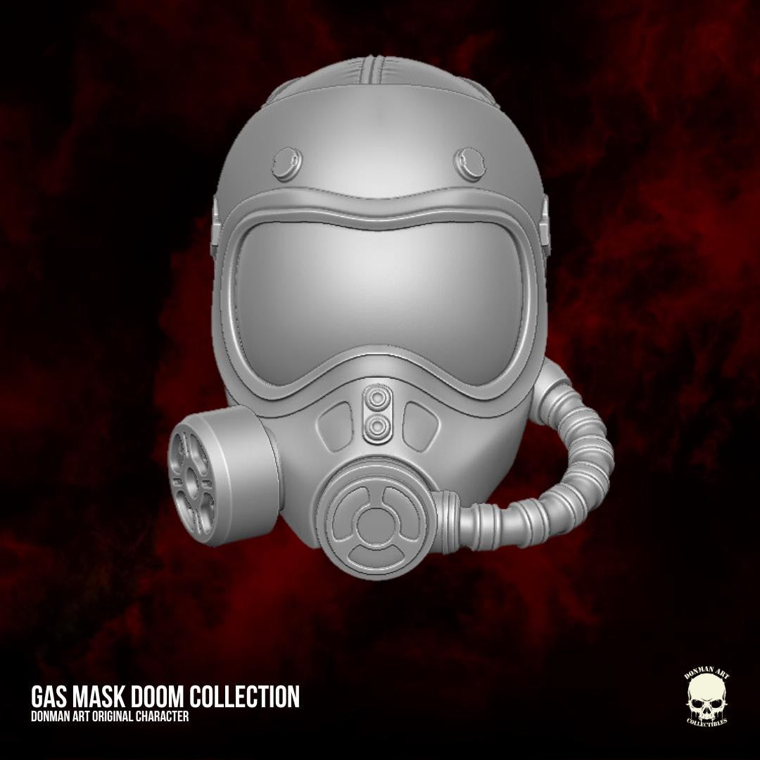 Gas Mask heads, Trooper, 6-inch GI Joe Classified, mezco, black series, legends