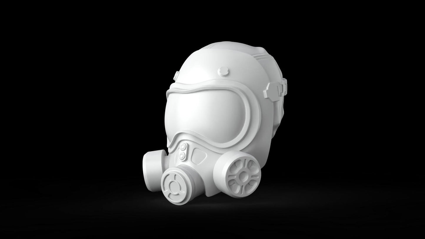 Gas Mask heads, Trooper, 6-inch GI Joe Classified, mezco, black series, legends