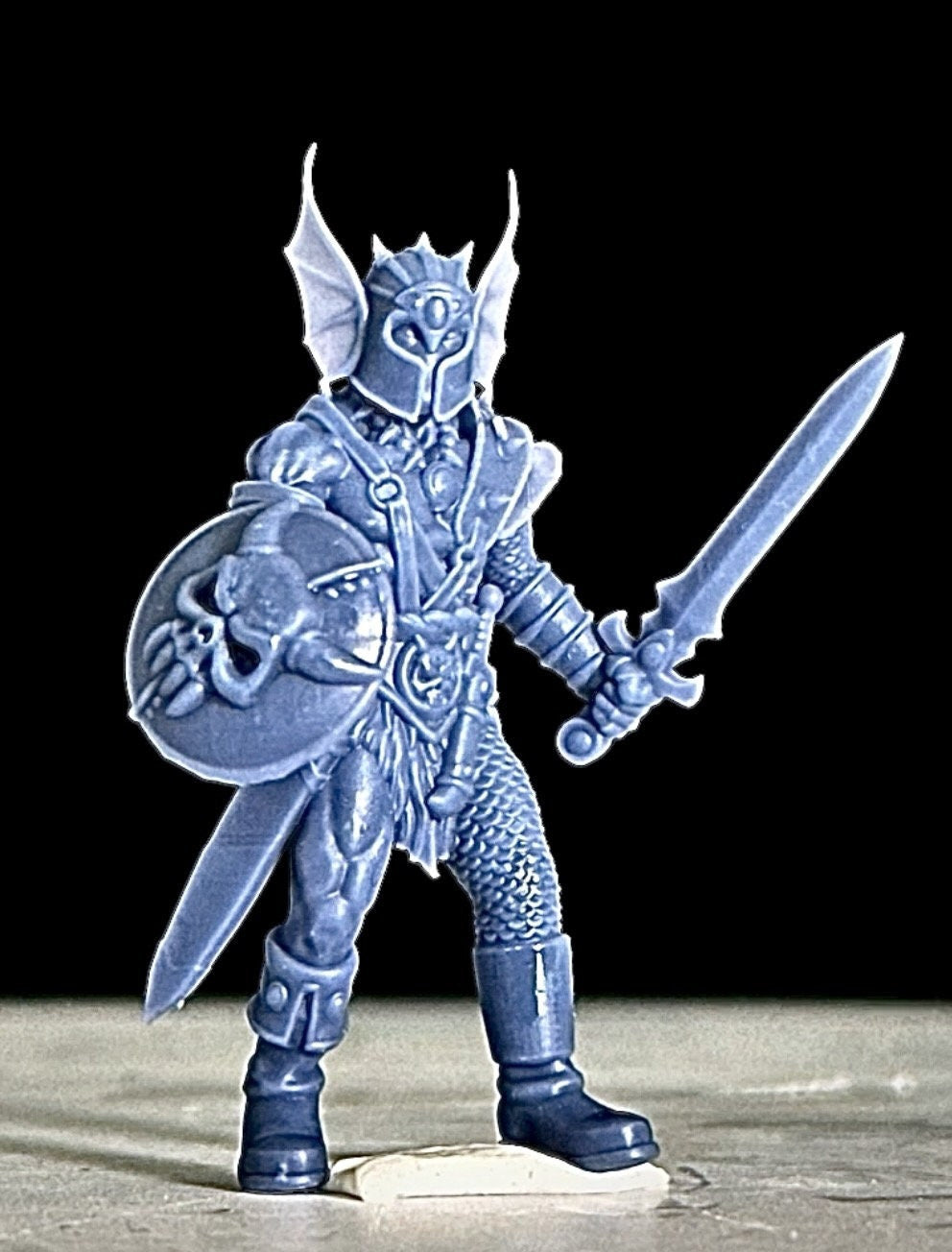 Warduke Villain DnD Cartoon Show Miniatures Unpainted 28mm or 32mm Dungeons and