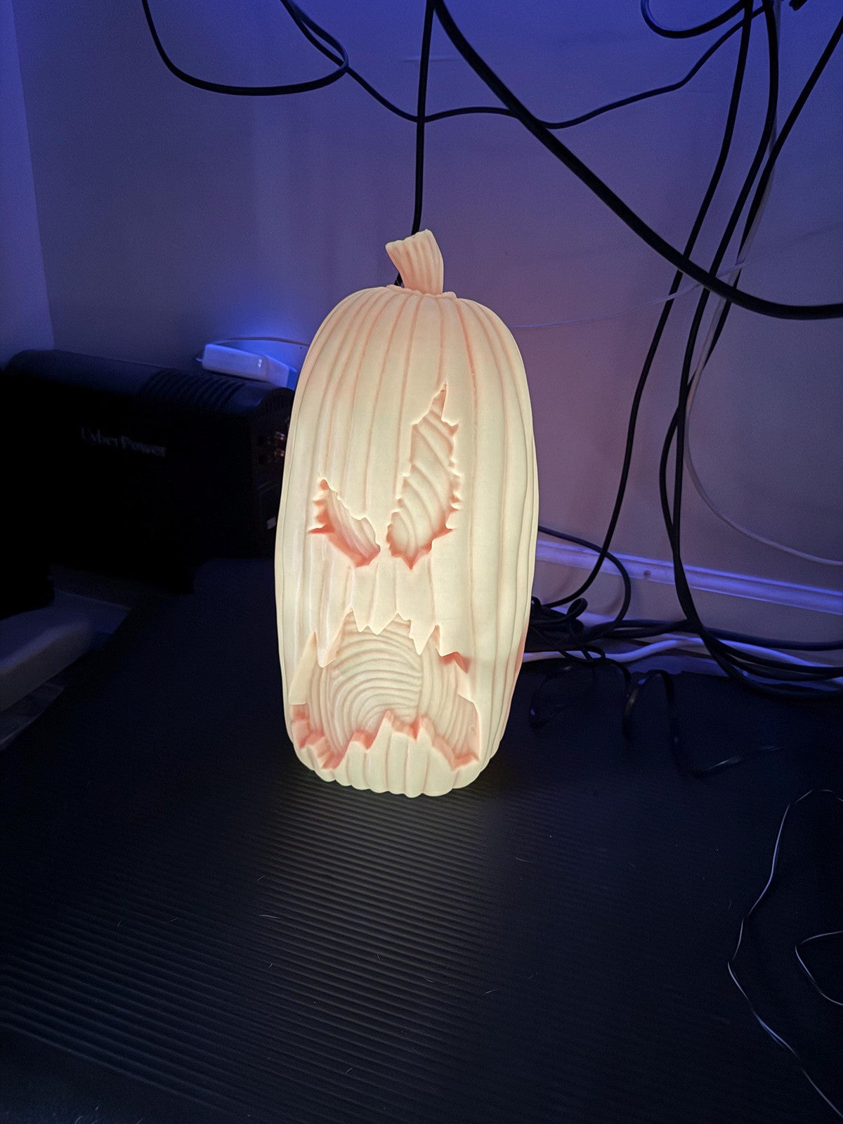 I Remember Halloween pumpkin Wall decoration. Punk | Horror Punk| Gothic glow
