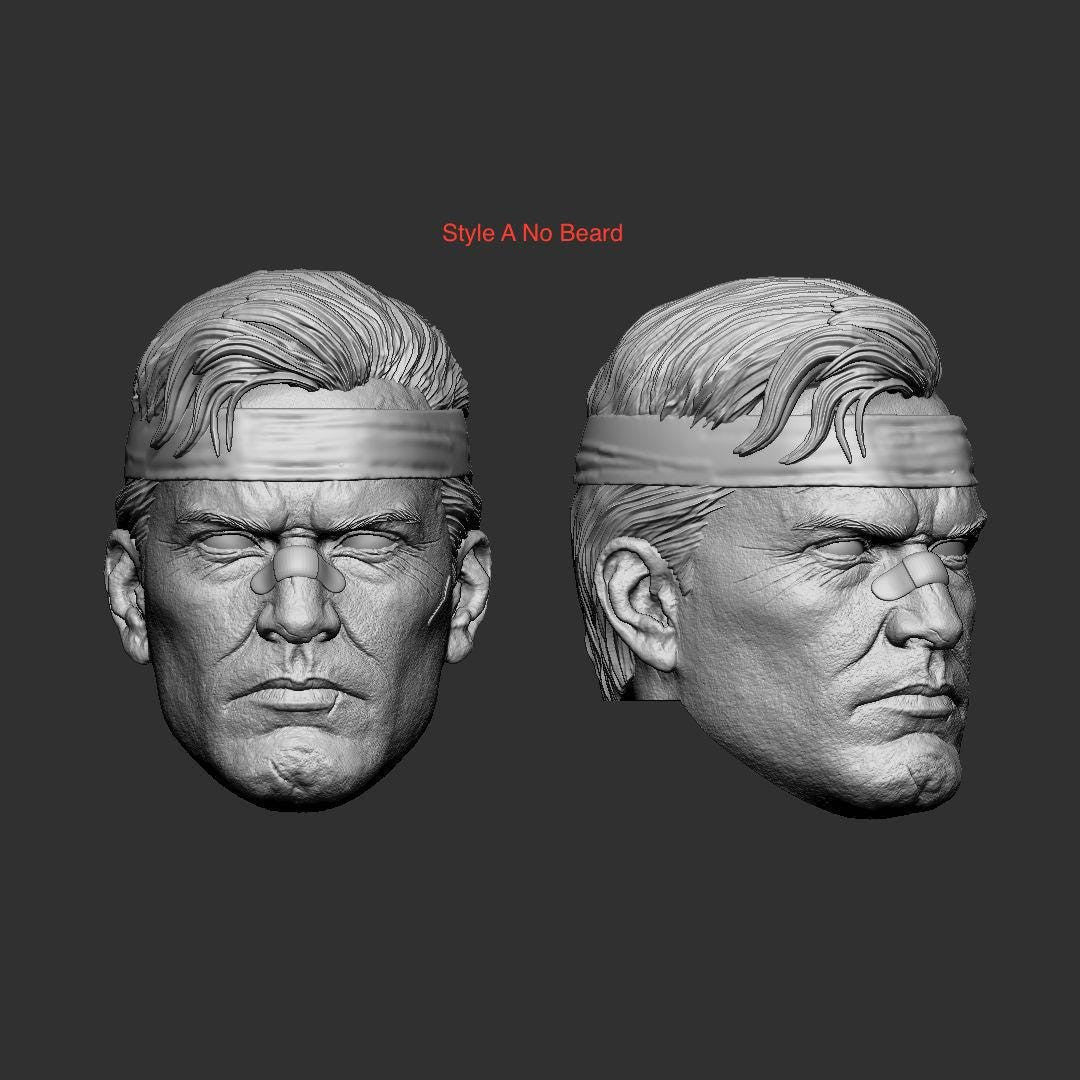 Punisher head 1/12 head GI Joe classified 1:12 mezco marvel legend action figur