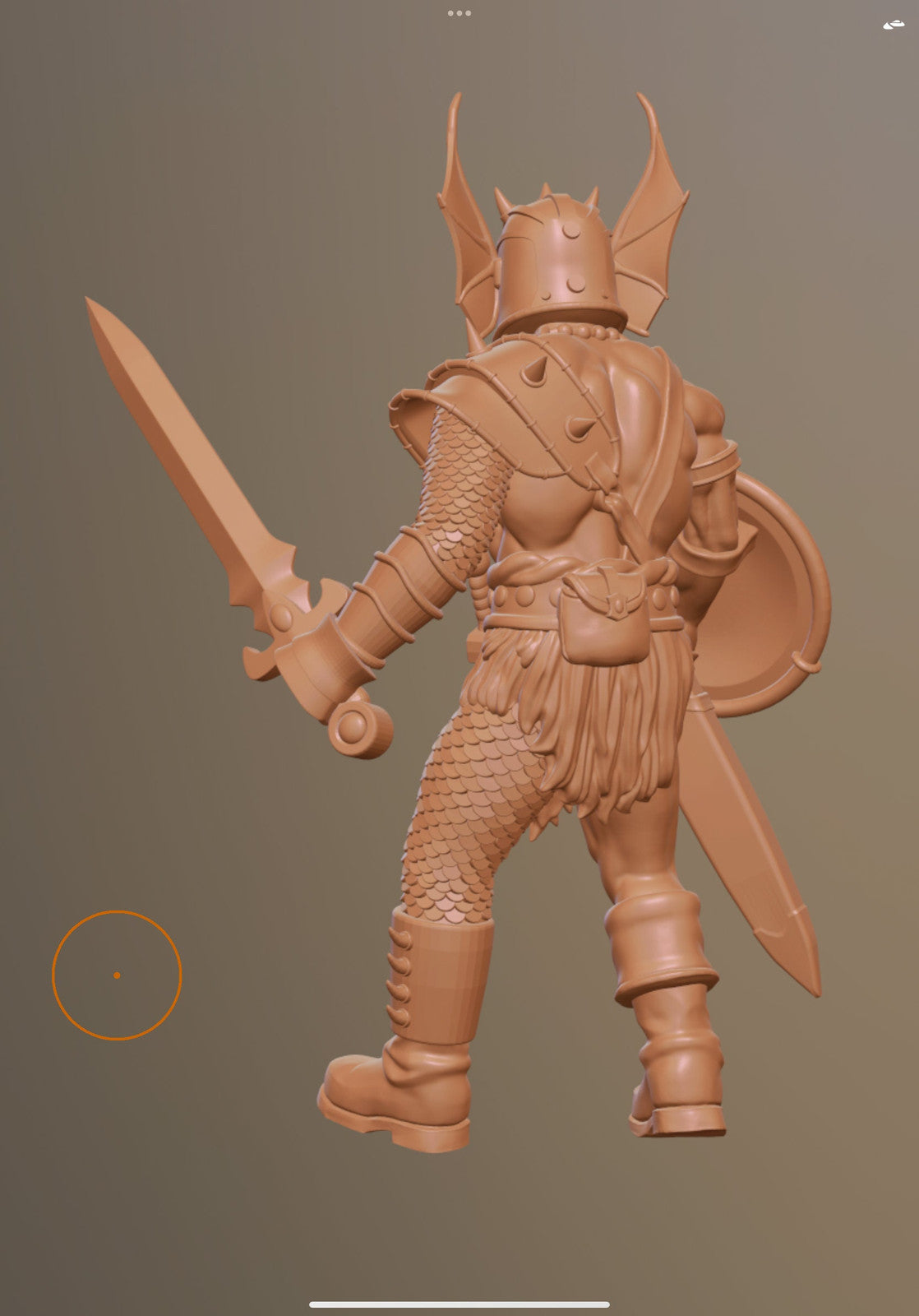 Warduke Villain DnD Cartoon Show Miniatures Unpainted 28mm or 32mm Dungeons and