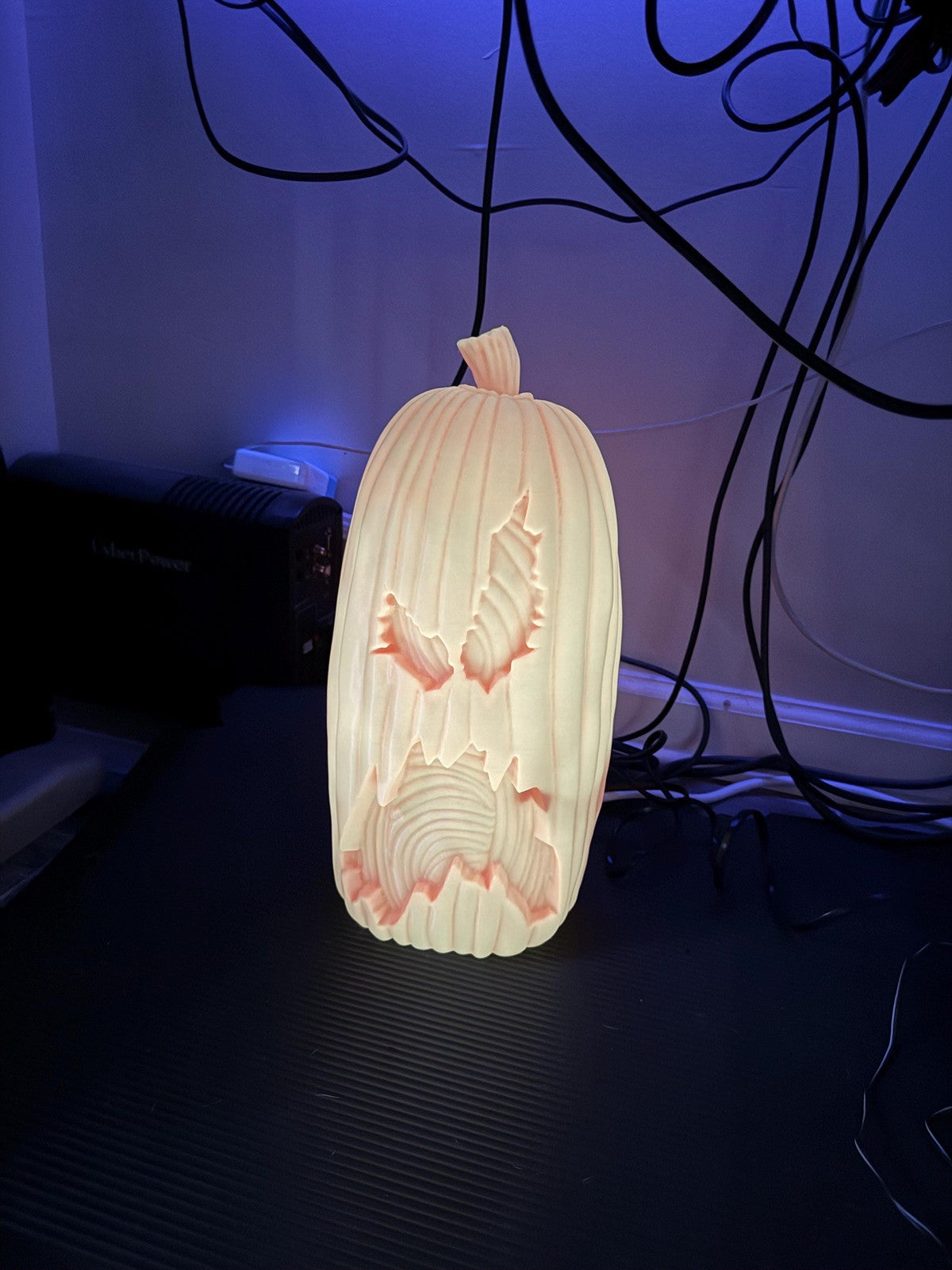 I Remember Halloween pumpkin Wall decoration. Punk | Horror Punk| Gothic glow